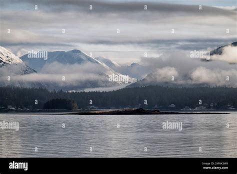 Auke Bay And Douglas Island Juneau Alaska Stock Photo Alamy