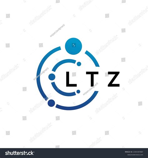 Ltz Letter Technology Logo Design On Stock Vector (Royalty Free ...