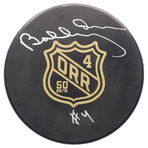 Bobby Orr Signed Hockey Puck Orr Pristine Auction