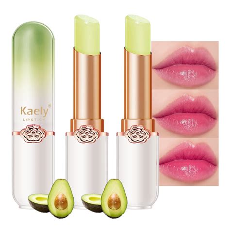 Kaely Bálsamo labial teñido de aguacate juego de maquillaje que cambia