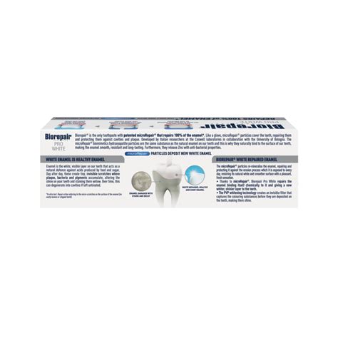 Biorepair Pro White Toothpaste 75ml | Mannings Online Store