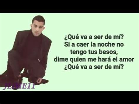 Letra De La Cancion Que Va A Ser De Mi De Cnco Youtube