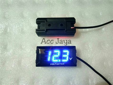 Jual Voltmeter Aki Pengukur Aki Digital Model Rizoma For Motor