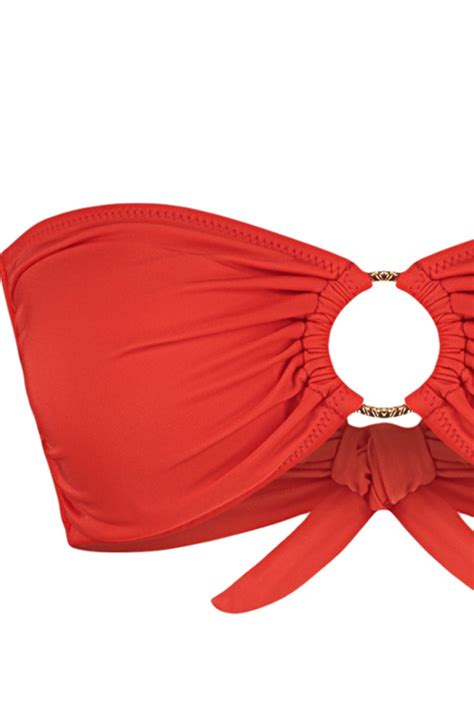 Trendyolmilla Kırmızı Straplez Aksesuarlı Bikini Üstü TBESS22BU00001 Fiyatı Yorumları