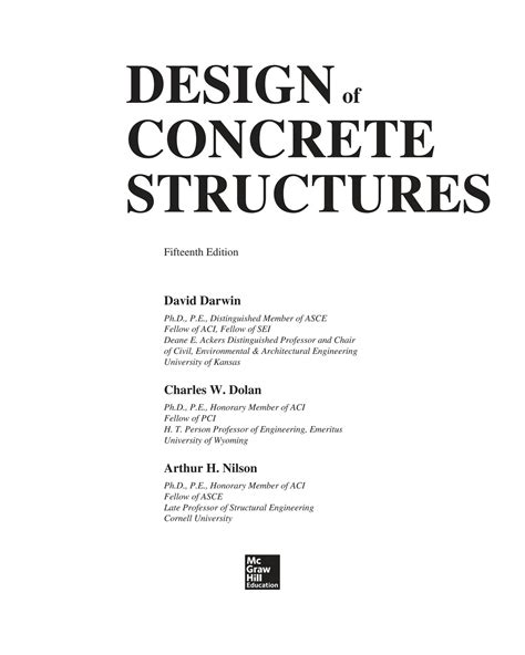 SOLUTION Design Of Concrete Structures 15ed Studypool