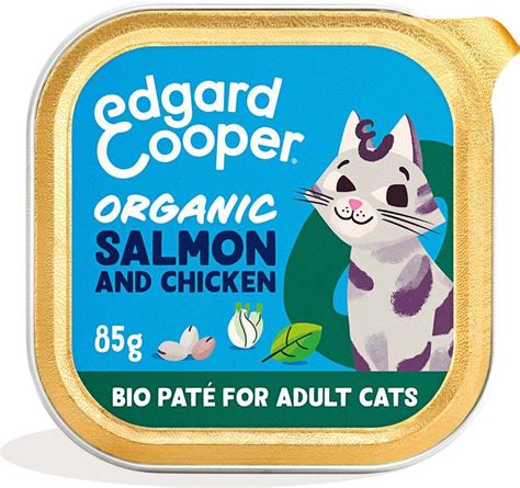 Edgard Cooper Kattenvoer Pat Biologisch Zalm Kip Adult G