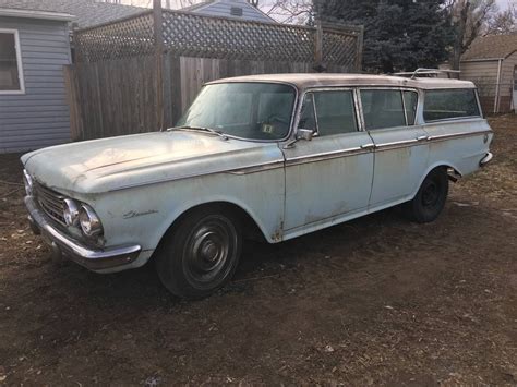 Solid Wagon Survivor 1961 Rambler Cross Country Barn Finds