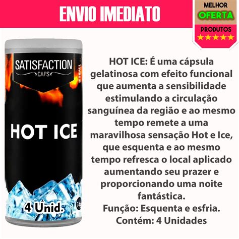 Bolinhas Explosivas Hot Ice Esquenta E Esfria Lubrificante Intimo Unidades Excitante Feminino