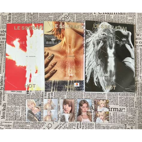 LE SSERAFIM 小卡 迷5 HOT 團封 普版 專卡 采源 空專 櫻花 恩採 允真 一葉 蝦皮購物