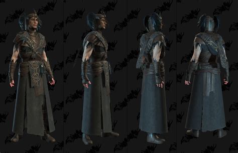 Модели доспехов классов в Diablo IV