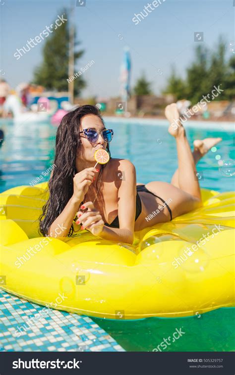 Sexy Woman Bikini Enjoying Summer Tanning Stock Photo Shutterstock