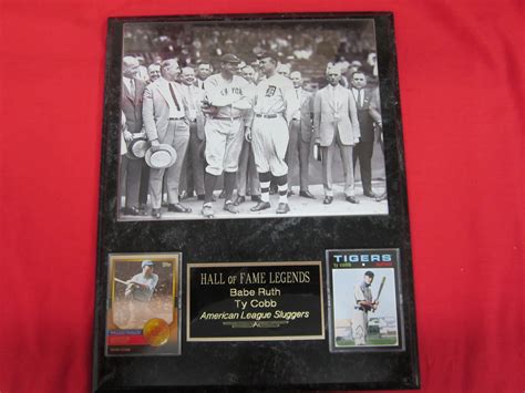 Babe Ruth Ty Cobb Hall Of Fame 2 Card Collector Desertcart INDIA
