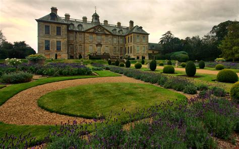 england, Houses, Parks, Shrubs, Lawn, Belton, Lincolnshire, Cities
