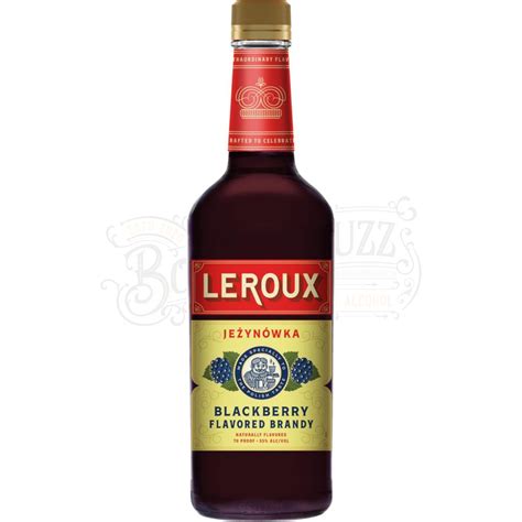 leroux blackberry flavored brandy polish style bottlebuzz