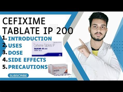 Cefixime Dispersible Tablet Mg Uses In Hindi Cefixime Tablet Uses