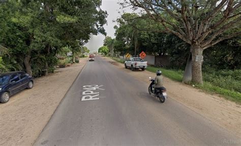 Ciclista Lesionado En Un Choque Con Un Motociclista En La Ruta