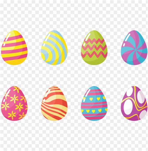 Easter Eggs Icons Vector Transparent Easter Egg Vector Png