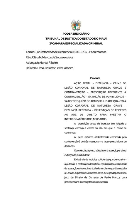 Termo Circunstanciado Significado