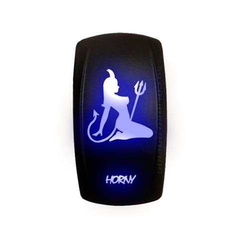 12V Automotive Marine Momentary Rocker Switch Carling Sexy Girl Horny