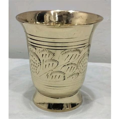 Capacity 250 Ml Brass Lemon Glass For Home At Rs 230piece In