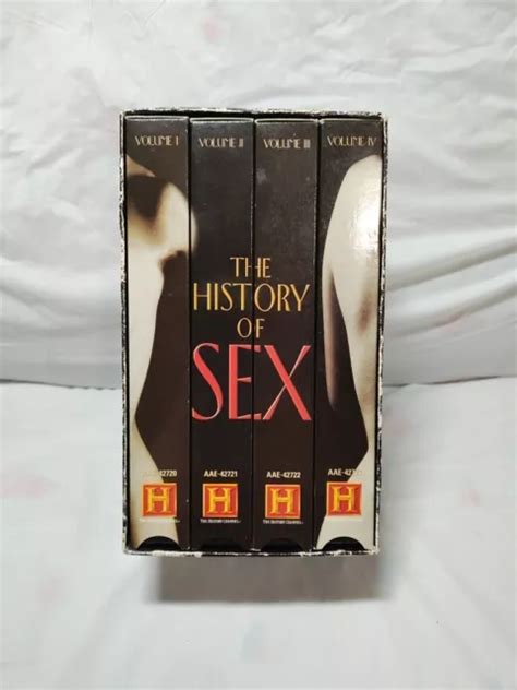 The History Of Sex Vhs Tape Set History Channel Educational Rare Find Picclick Uk