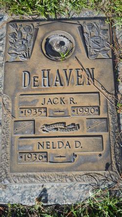 Jack Ronald DeHaven 1934 1990 Mémorial Find a Grave