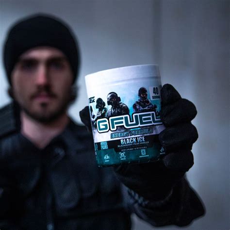 G Fuel X R6s Black Ice Energy Tub