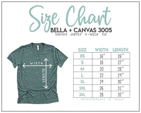 Bella Canvas Unisex Size Chart Ubicaciondepersonas Cdmx Gob Mx