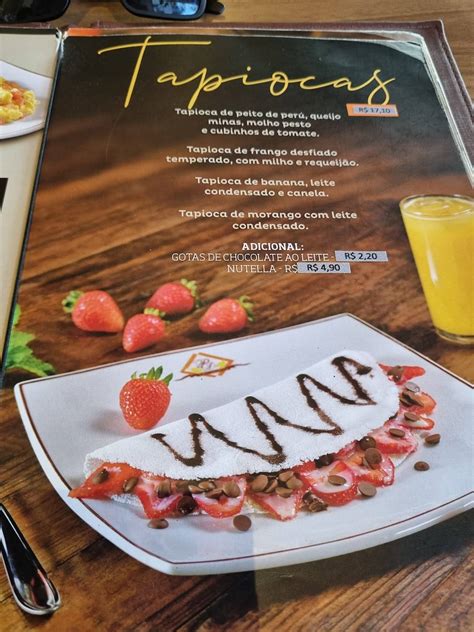 Menu At Bakery Bread Delight Curitiba