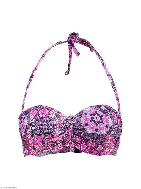 Haut maillot de bain bandeau Buffalo Lascana Réservoir Mode Lingerie Femme et Homme