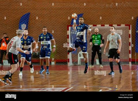 Argentina May 26 2022 Handebol Taubate BRA High Jump At Estadio