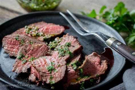 Tri Tip Roast With Chimichurri Saving Room For Dessert