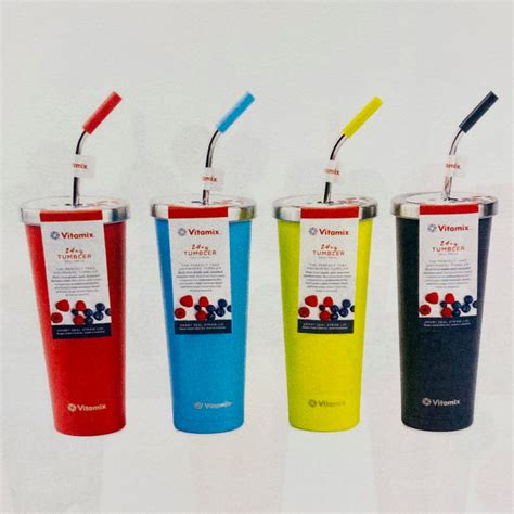 Core Vitamix 24oz Tumbler Wss And Silicone Straw Lifetime Kitchen