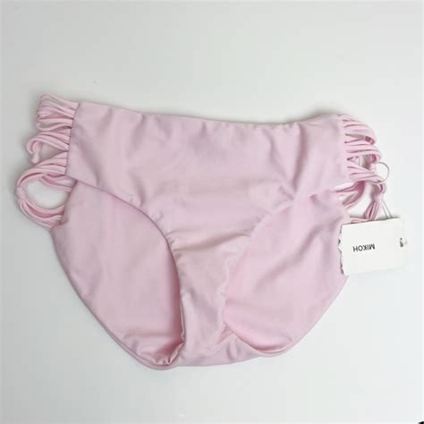 Mikoh Swim Mikoh Bottom Barce Cloud Pink Bikini Size Medium Poshmark