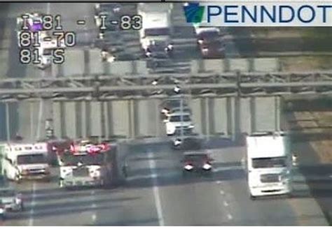 Accident Slowing Traffic On I 81 North In Dauphin County