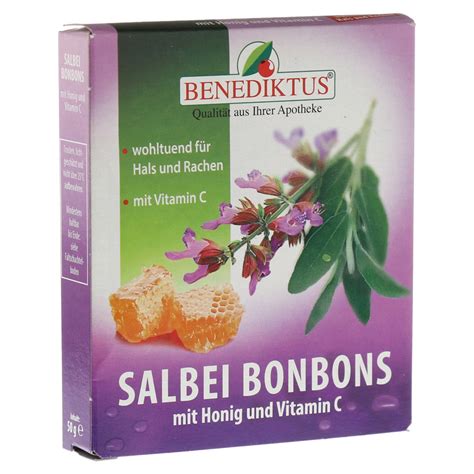 SALBEI BONBONS Mit Honig Und Vitamin C 50 Gramm Online Bestellen