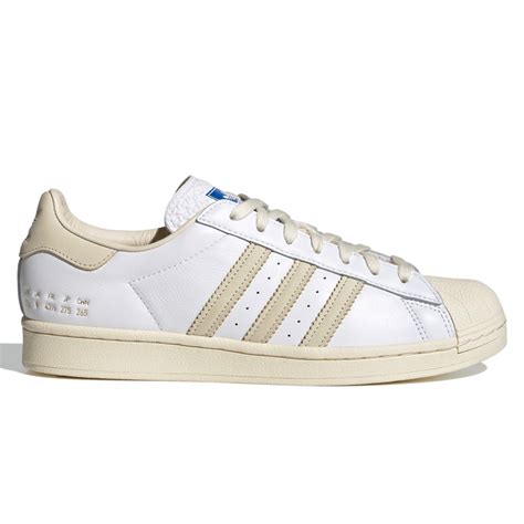 Adidas Originals Superstar Cloud White Cream White Blue Bird H