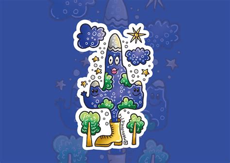 Осенние стикеры для фестиваля МОРС 2021 on Behance