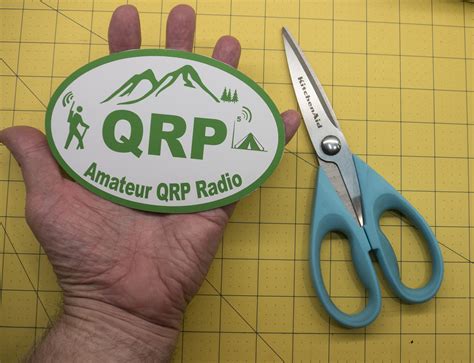 4x6 Inch Amateur QRP Radio Group Logo Sticker Decal FREE