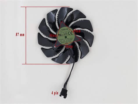 Вентилятор кулер EverFlow T129215SU 0,5А для відеокарти Gigabyte ...