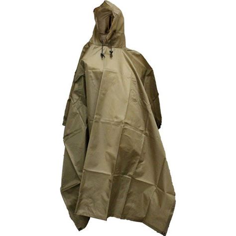 Coyote Brown Enhanced Rip Stop Poncho Acu Army