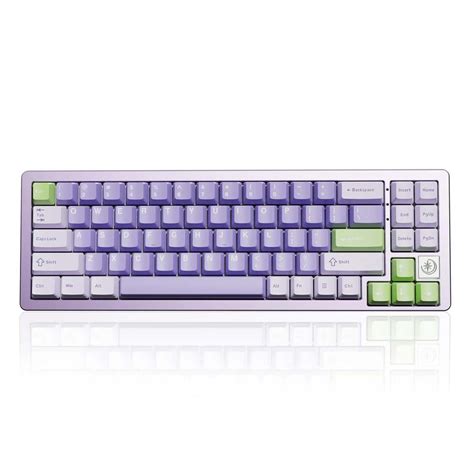 Yunzii Al Tri Mode Hot Swappable Rgb Backlight Mechanical Keyboard Peach V Mute Linear