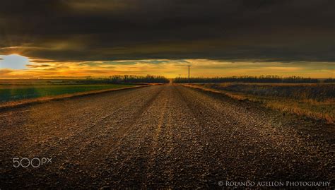 Road side sunset - Lyalta road sunset view on my way home after a ...