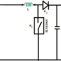 circuit diagram   boost converter  scientific diagram