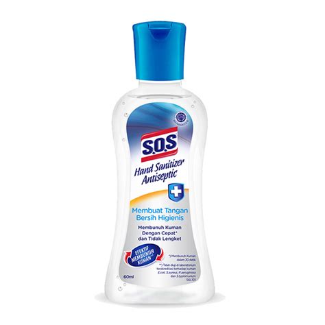 Jual Sos Hand Sanitizer Antiseptic Gel 60ml Hbhoz