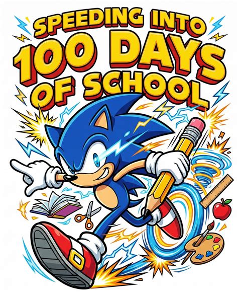 Speeding Into 100 Days of School PNG, Race Car 100th Day, Boys Racing