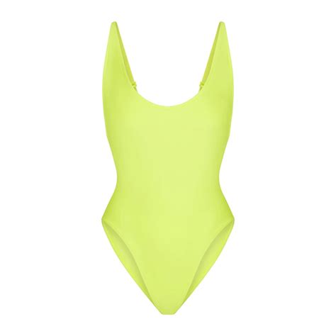 SIGNATURE SWIM SCOOP NECK ONE PIECE | SPHENE | SKIMS