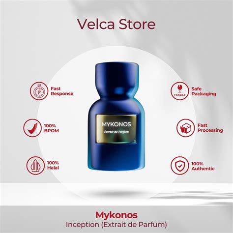 jual parfum mykonos inception extrait de parfum  ml shopee indonesia