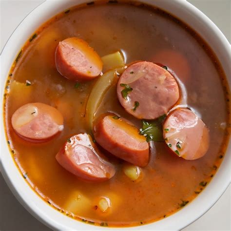 Polish Sausage Soup Recipe Perfect For Dining Time - Soup Chick