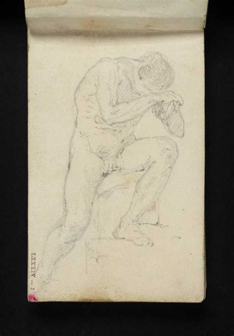 A Nude Male Seated Joseph Mallord William Turner C Tate